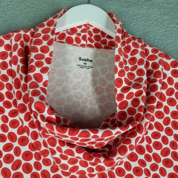 Svaha Tank Top Women's 4X Red Blood Cells RBC Laboratory Science Organic Cotton - Picture 3 of 8